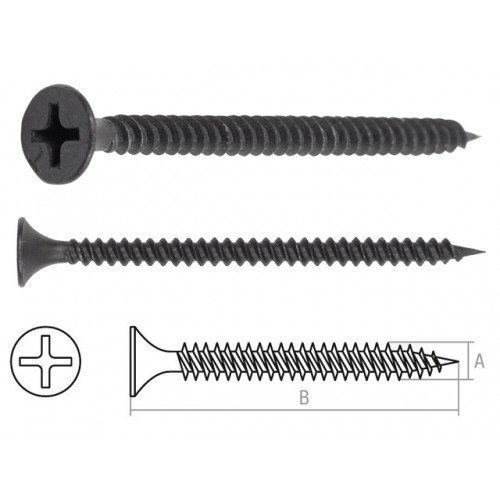 Саморез для монтажа гкл к металлу фосфат в Минске, цена
